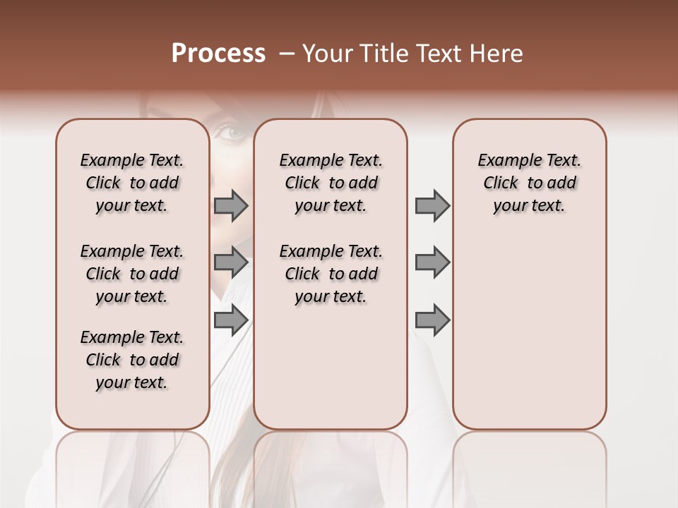 Customer Headset Portrait PowerPoint Template