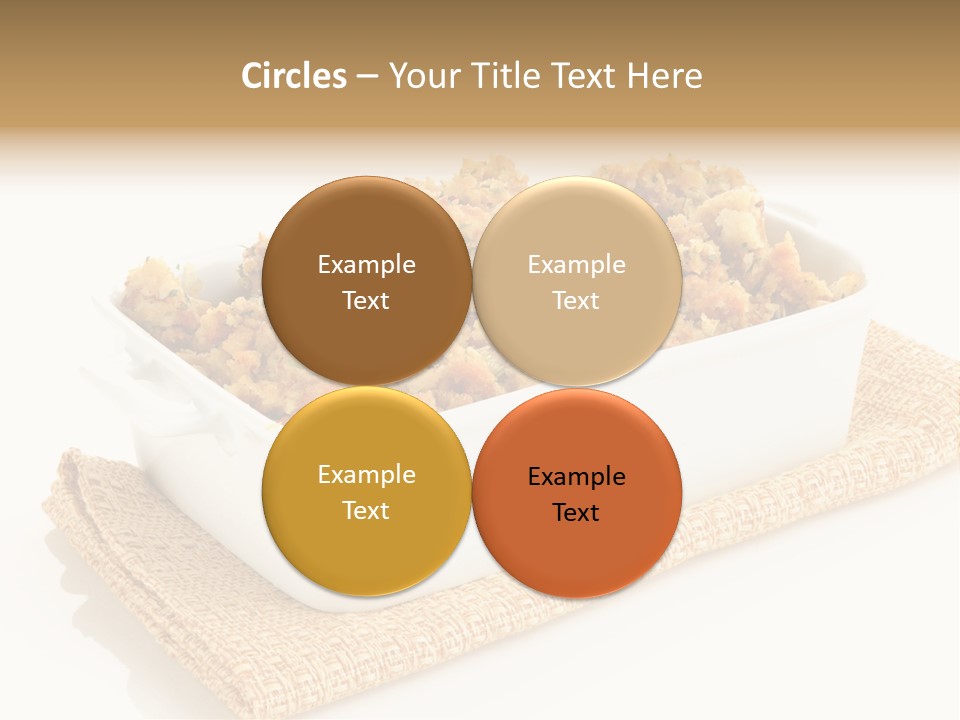 Dressing Appetizer Corn PowerPoint Template