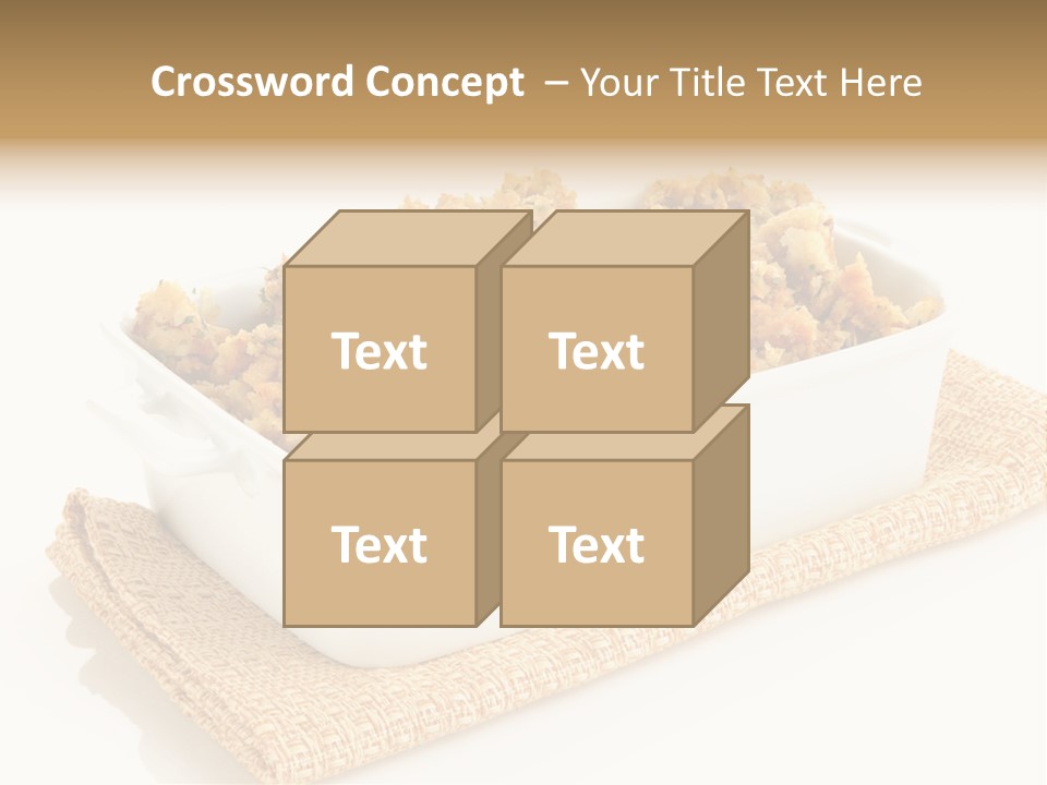 Dressing Appetizer Corn PowerPoint Template