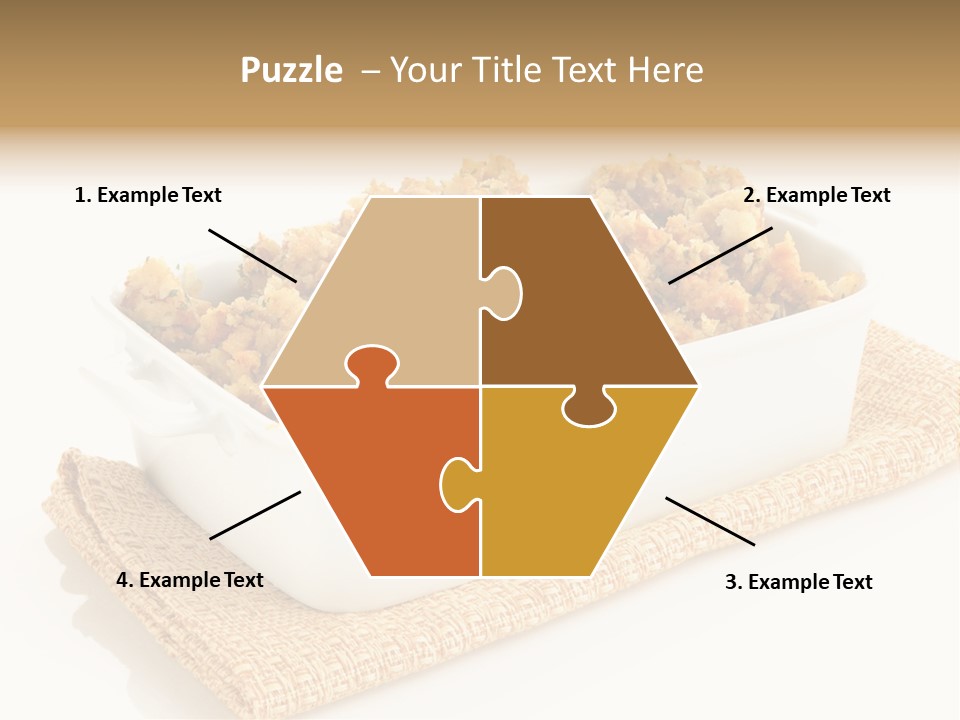 Dressing Appetizer Corn PowerPoint Template