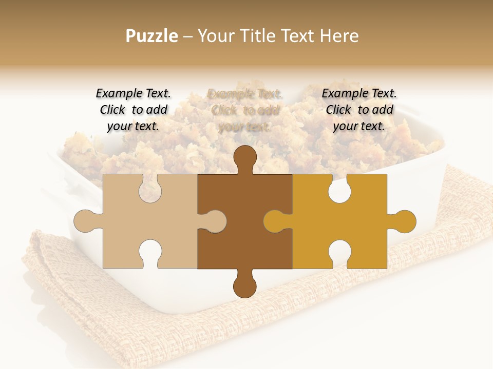 Dressing Appetizer Corn PowerPoint Template