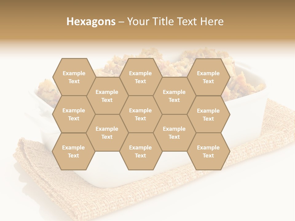 Dressing Appetizer Corn PowerPoint Template