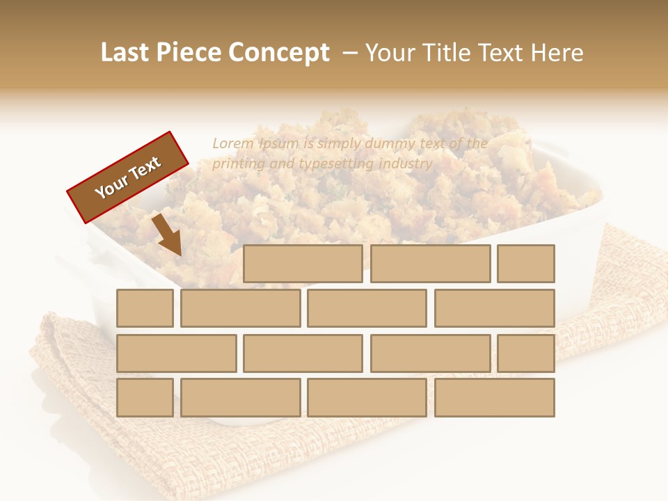 Dressing Appetizer Corn PowerPoint Template