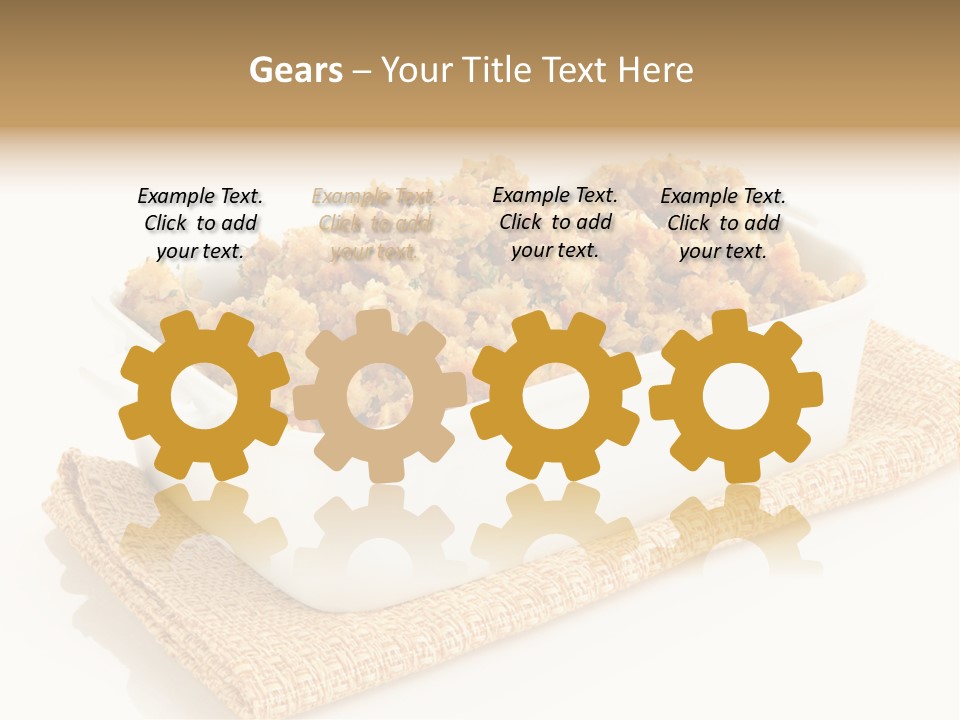 Dressing Appetizer Corn PowerPoint Template