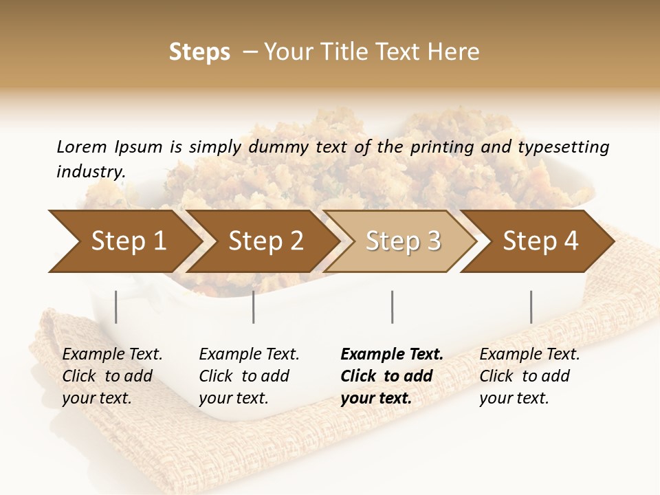 Dressing Appetizer Corn PowerPoint Template