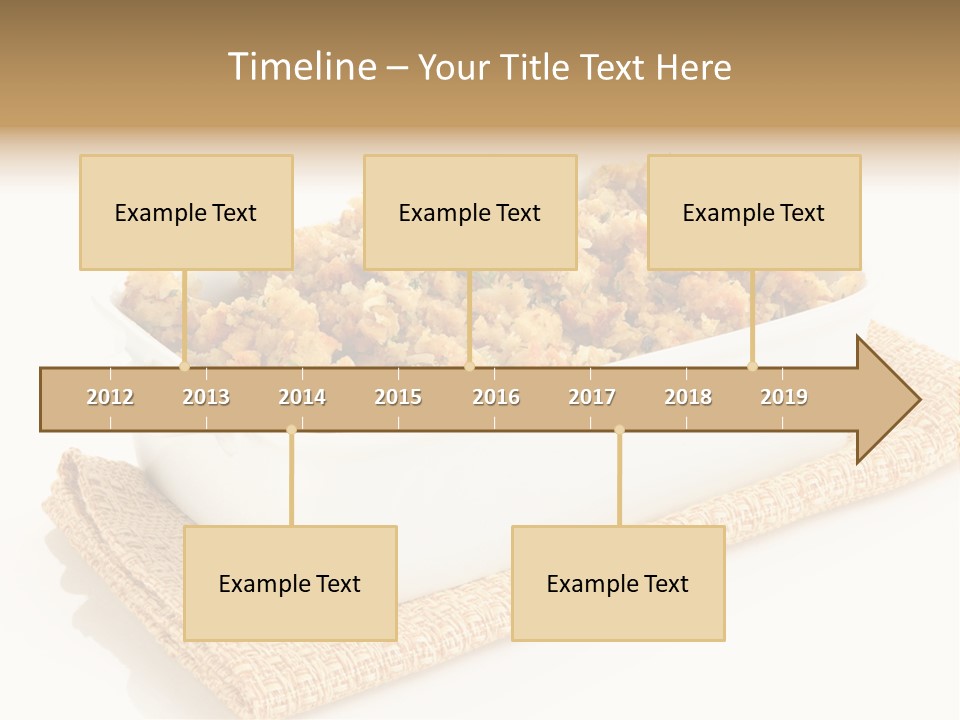 Dressing Appetizer Corn PowerPoint Template