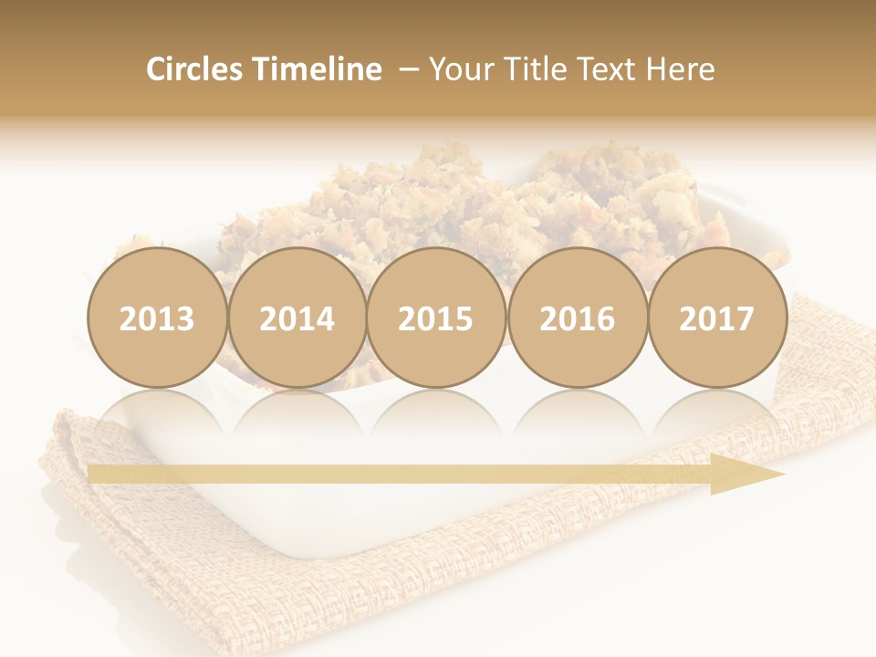 Dressing Appetizer Corn PowerPoint Template