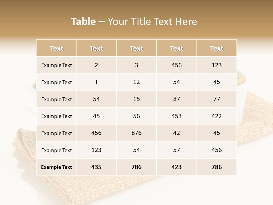 Dressing Appetizer Corn PowerPoint Template