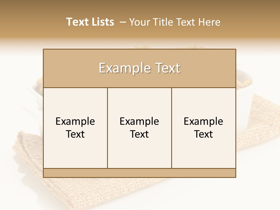 Dressing Appetizer Corn PowerPoint Template