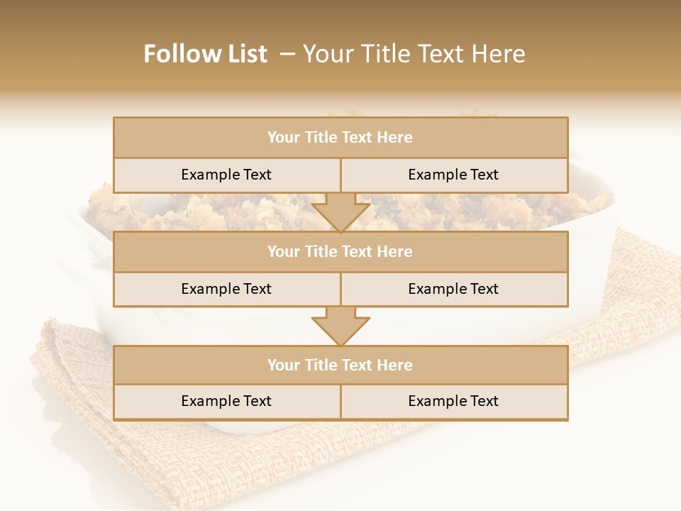 Dressing Appetizer Corn PowerPoint Template