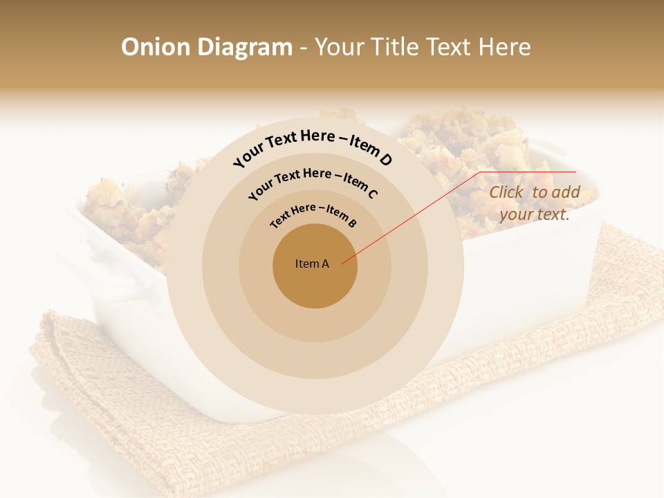 Dressing Appetizer Corn PowerPoint Template