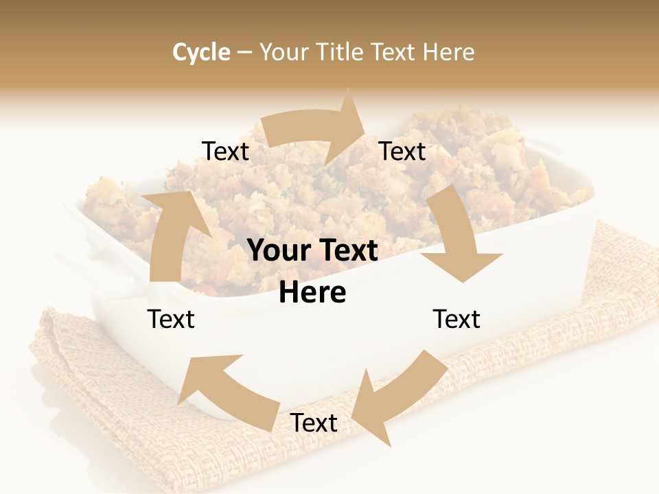 Dressing Appetizer Corn PowerPoint Template