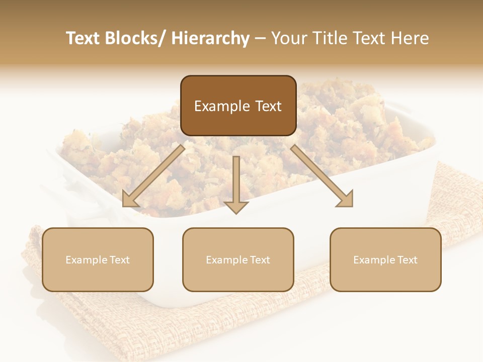 Dressing Appetizer Corn PowerPoint Template