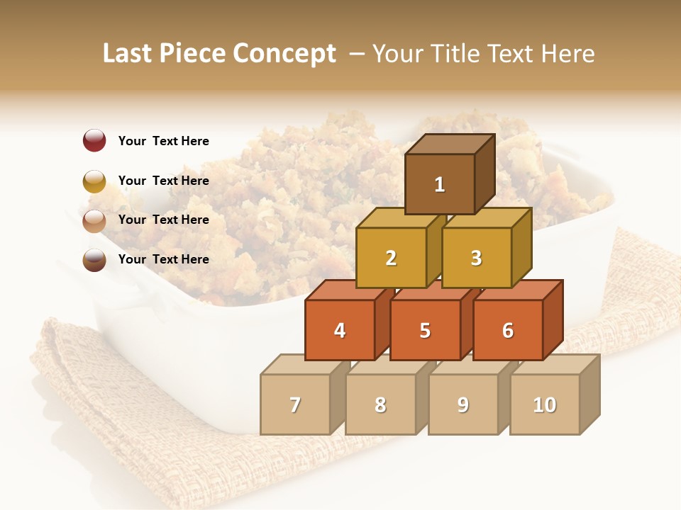 Dressing Appetizer Corn PowerPoint Template