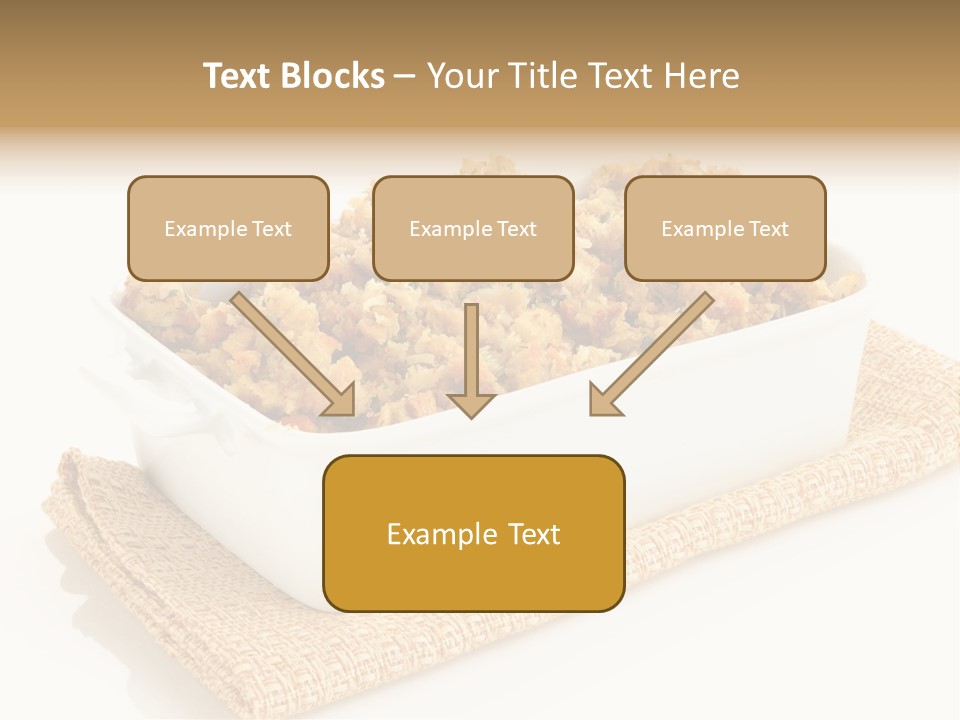 Dressing Appetizer Corn PowerPoint Template
