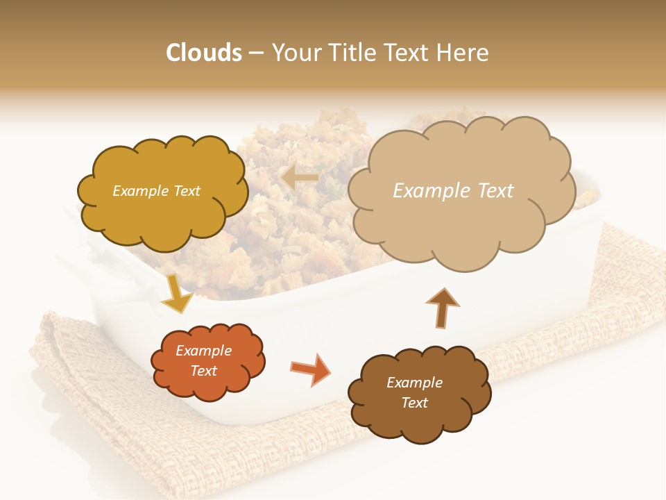 Dressing Appetizer Corn PowerPoint Template