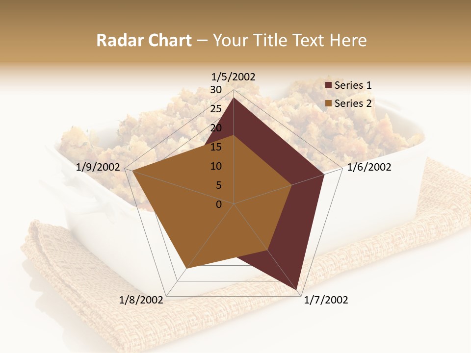 Dressing Appetizer Corn PowerPoint Template