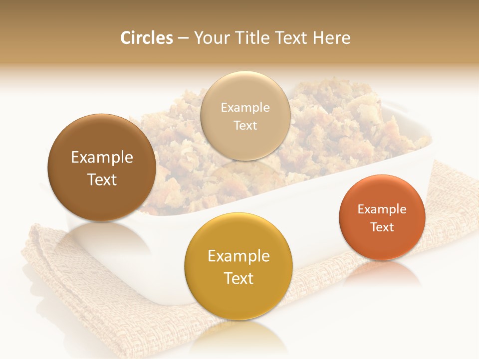 Dressing Appetizer Corn PowerPoint Template