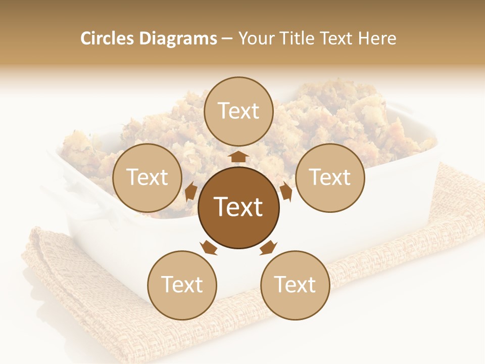 Dressing Appetizer Corn PowerPoint Template