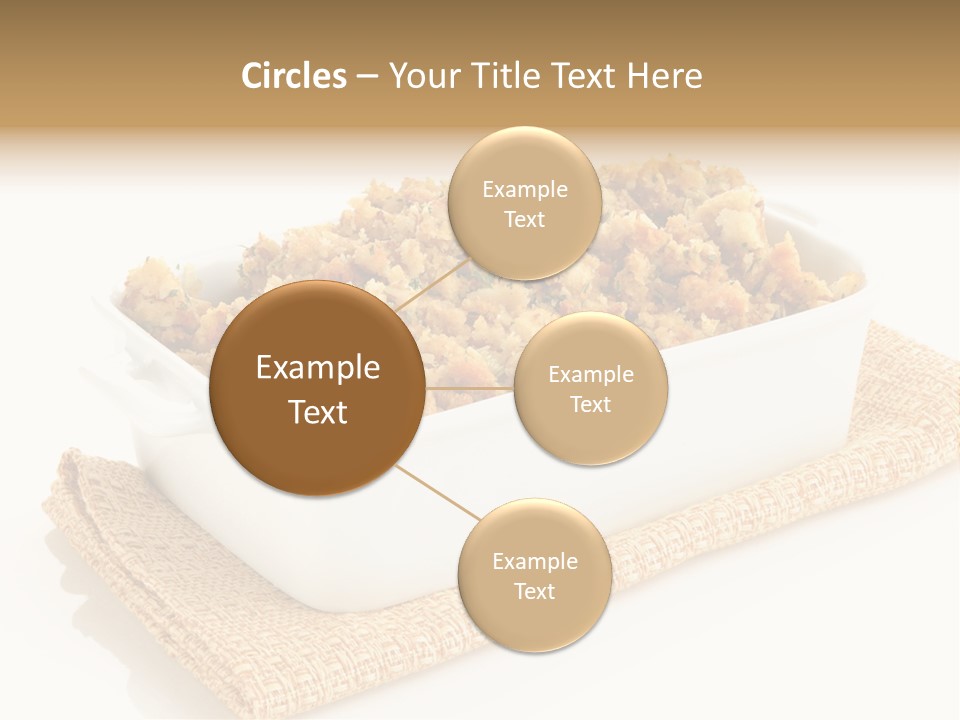 Dressing Appetizer Corn PowerPoint Template