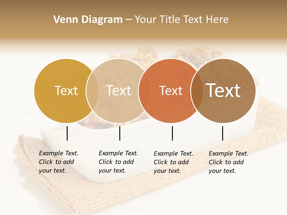 Dressing Appetizer Corn PowerPoint Template