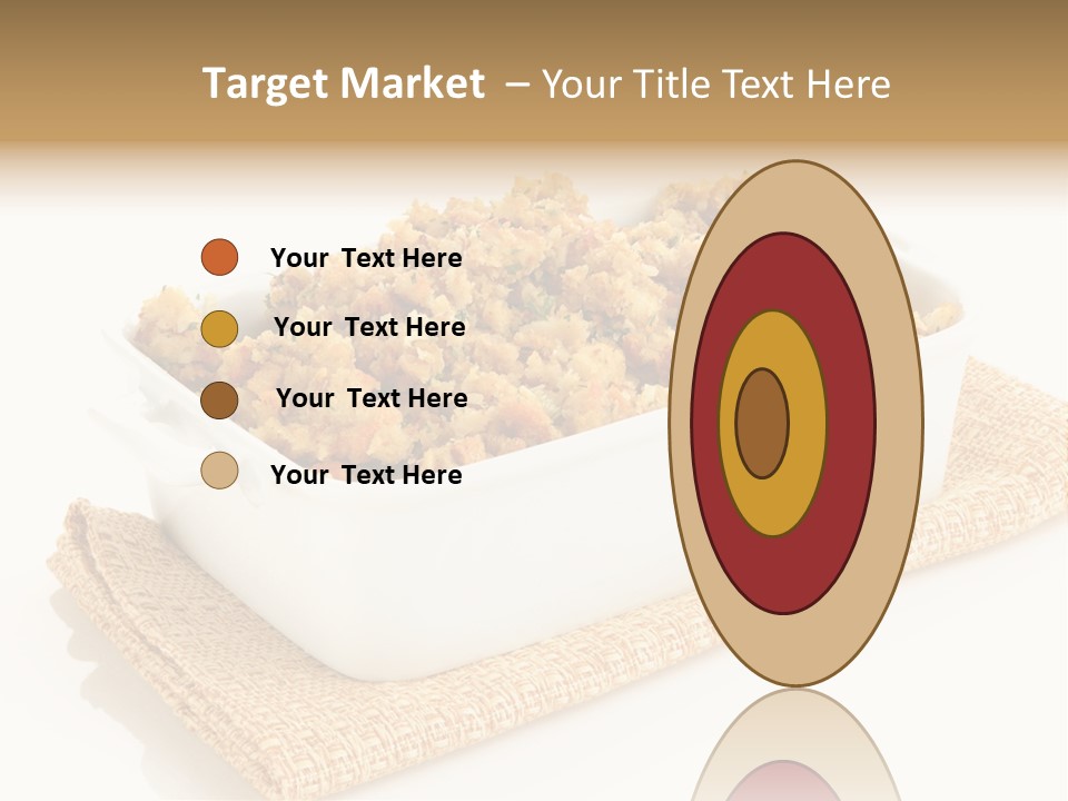 Dressing Appetizer Corn PowerPoint Template
