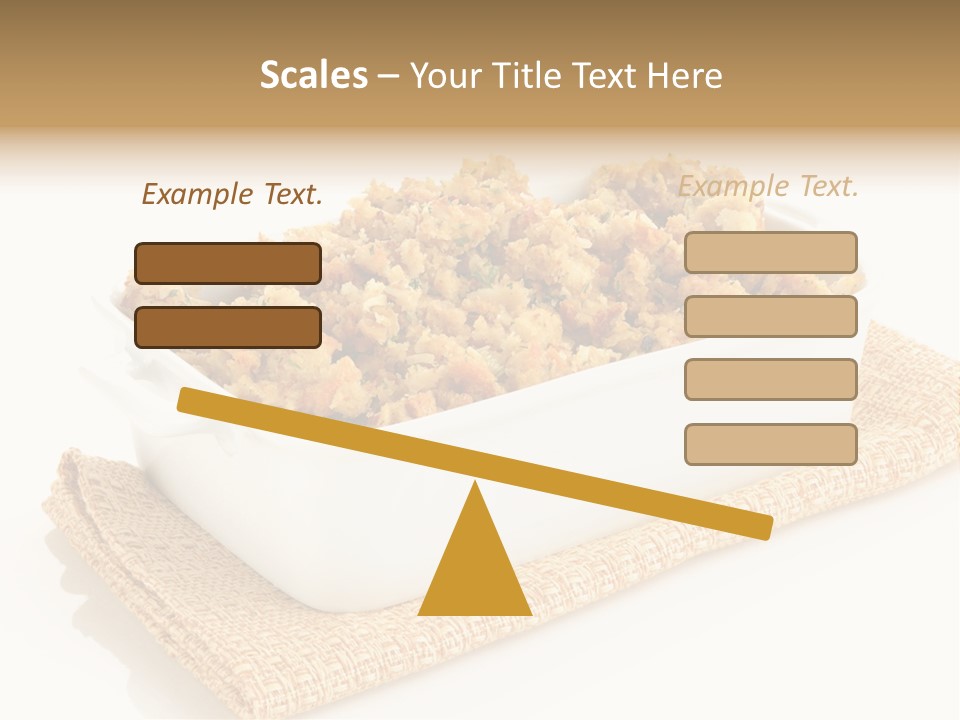 Dressing Appetizer Corn PowerPoint Template