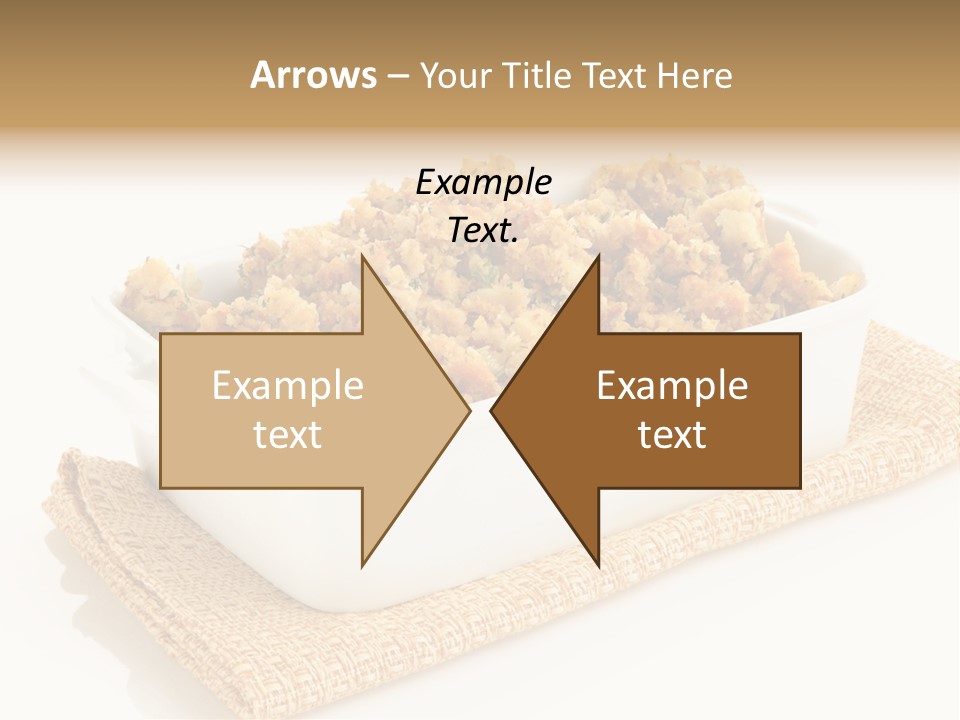 Dressing Appetizer Corn PowerPoint Template