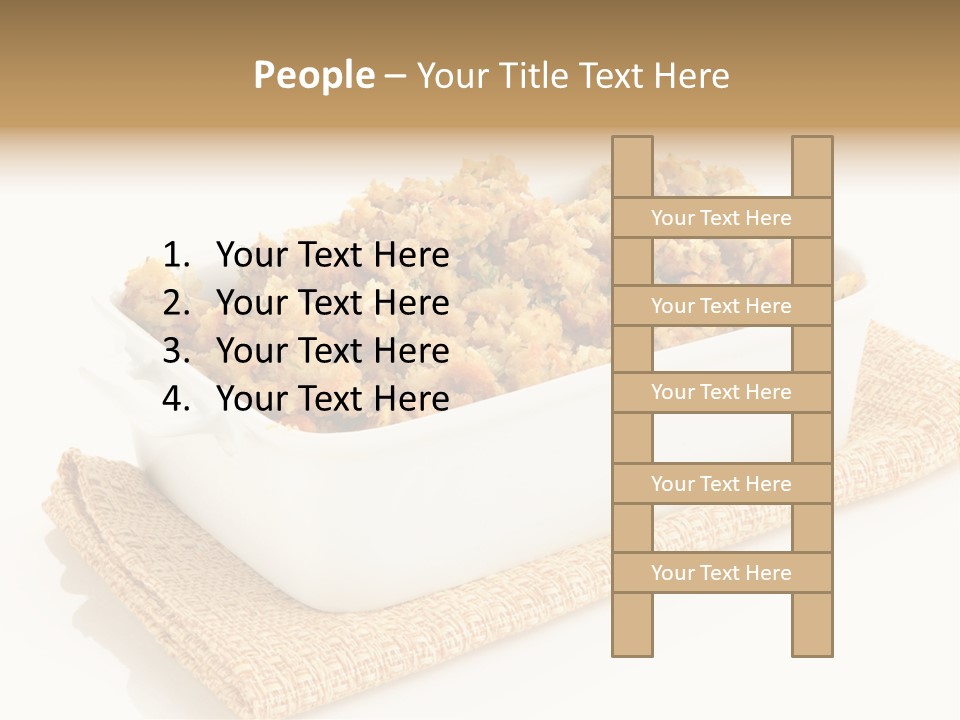 Dressing Appetizer Corn PowerPoint Template