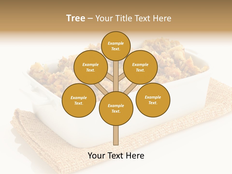 Dressing Appetizer Corn PowerPoint Template