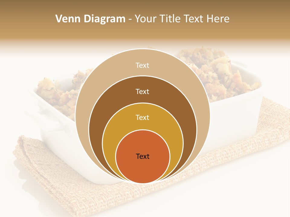Dressing Appetizer Corn PowerPoint Template