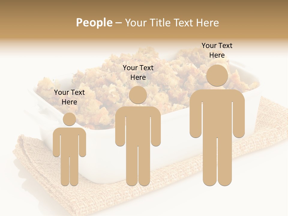 Dressing Appetizer Corn PowerPoint Template