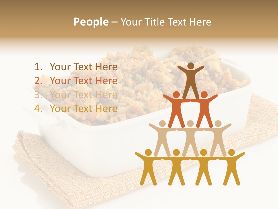 Dressing Appetizer Corn PowerPoint Template