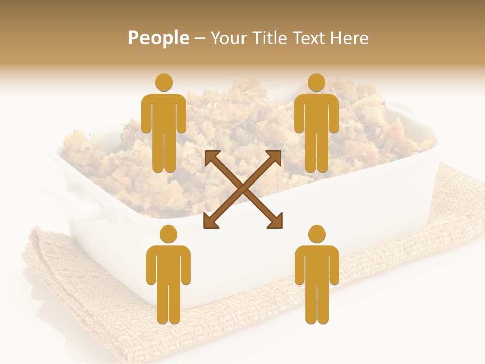 Dressing Appetizer Corn PowerPoint Template