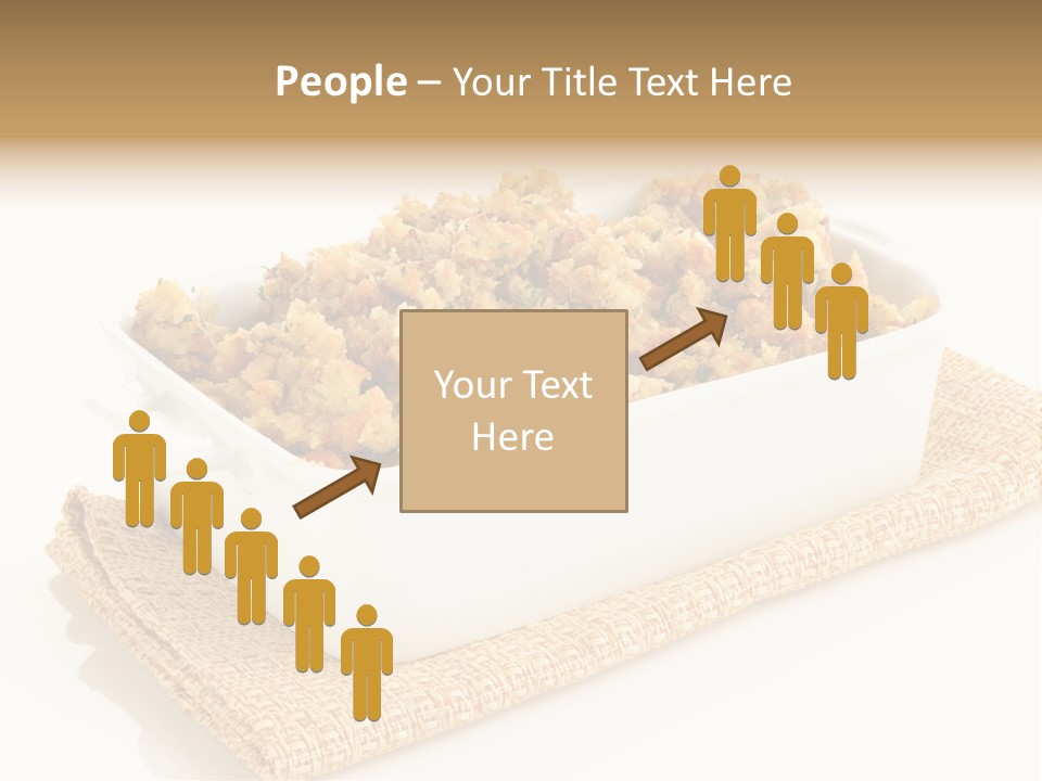 Dressing Appetizer Corn PowerPoint Template