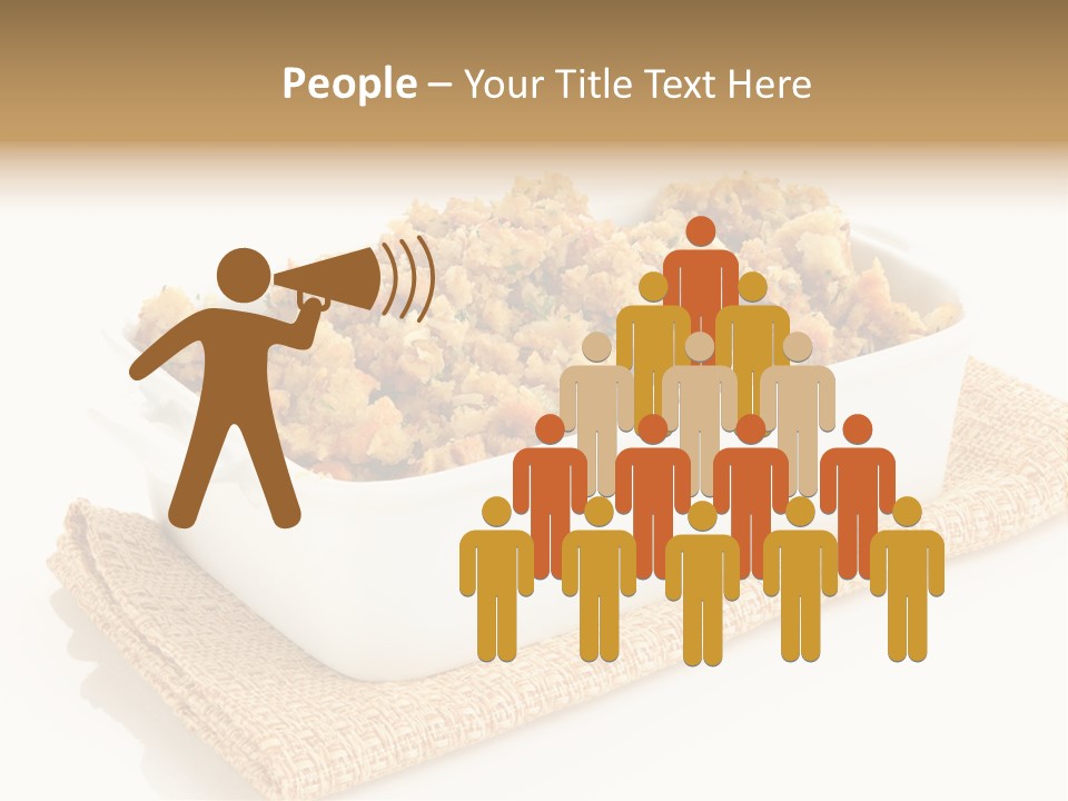 Dressing Appetizer Corn PowerPoint Template