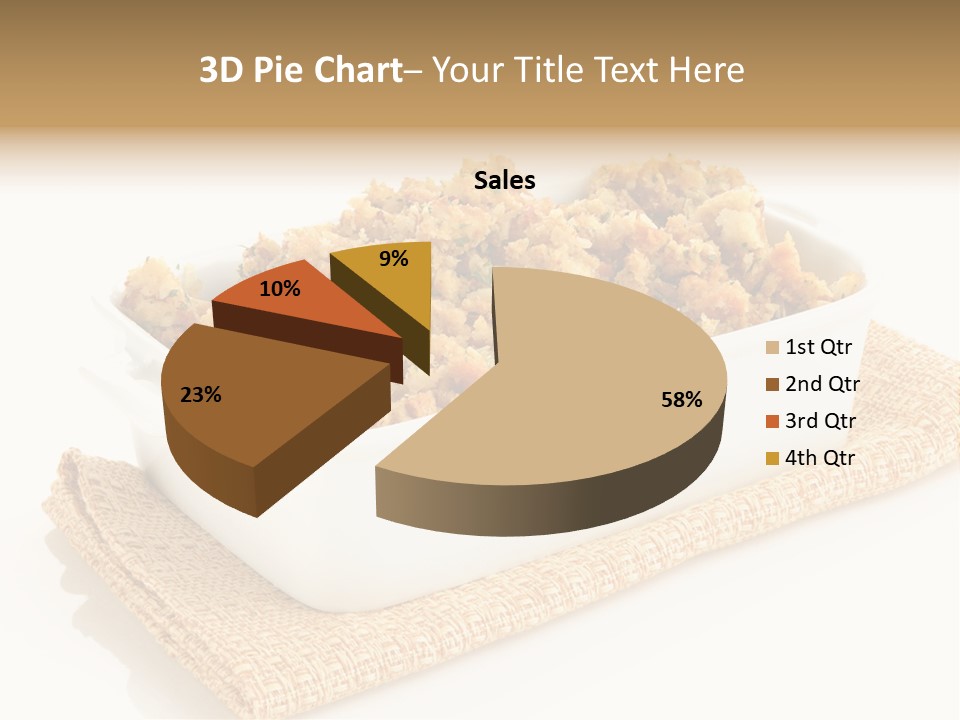Dressing Appetizer Corn PowerPoint Template
