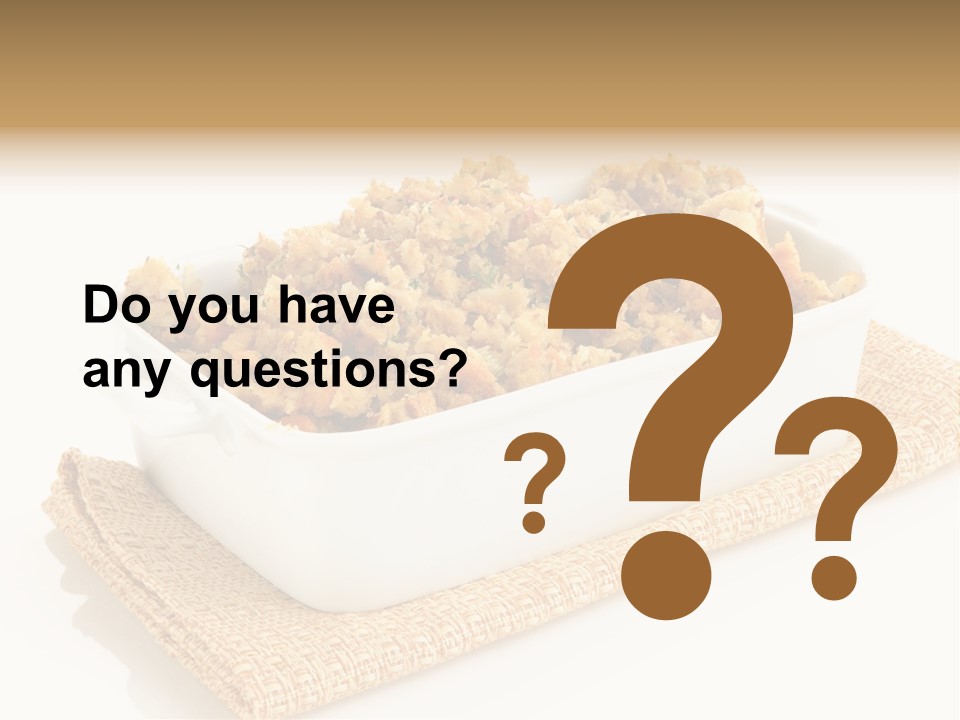 Dressing Appetizer Corn PowerPoint Template