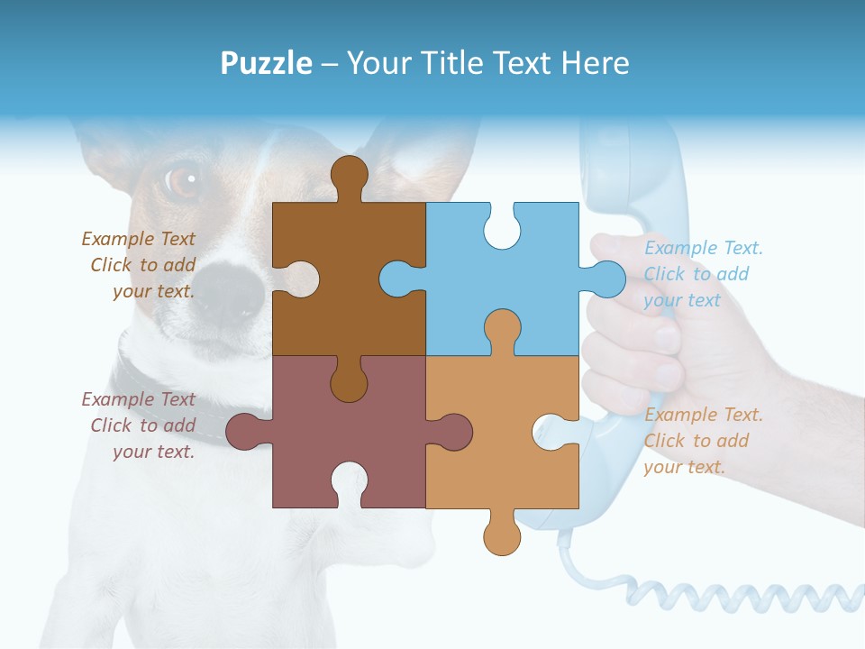 Voice Russell White PowerPoint Template