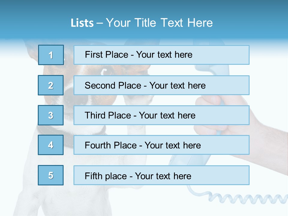 Voice Russell White PowerPoint Template