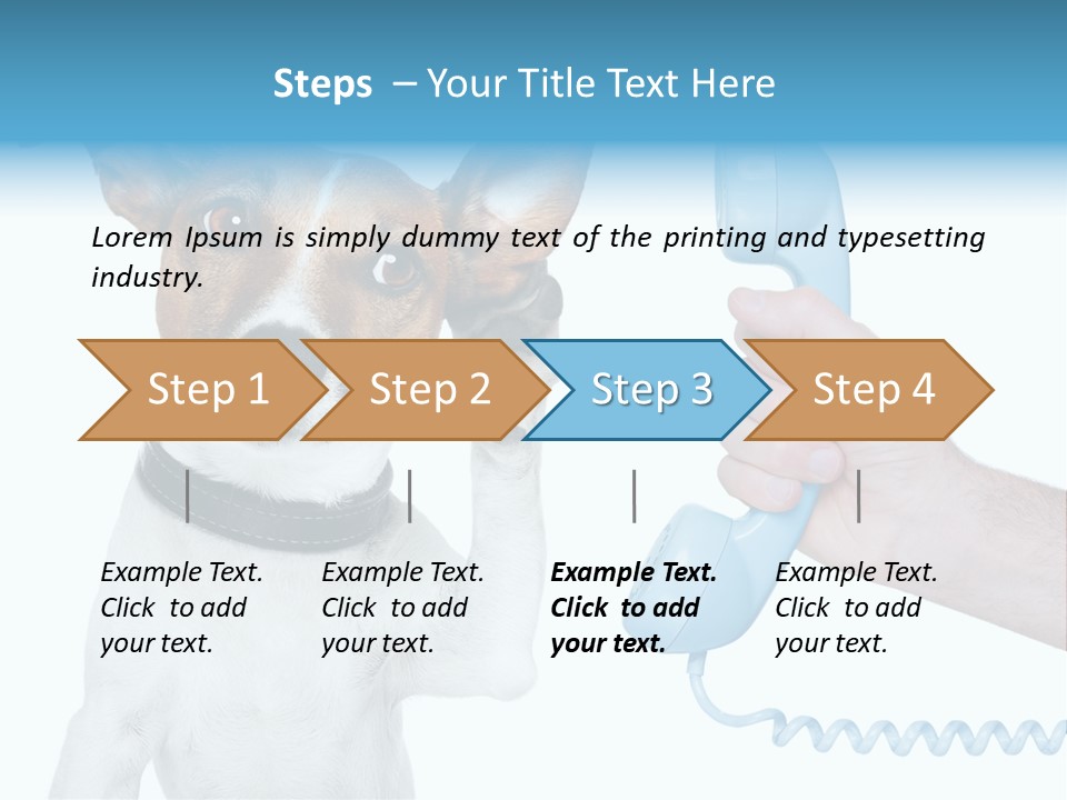 Voice Russell White PowerPoint Template