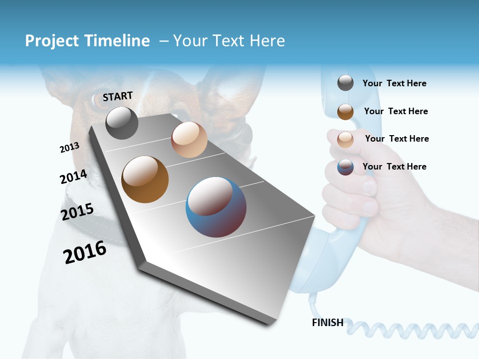 Voice Russell White PowerPoint Template