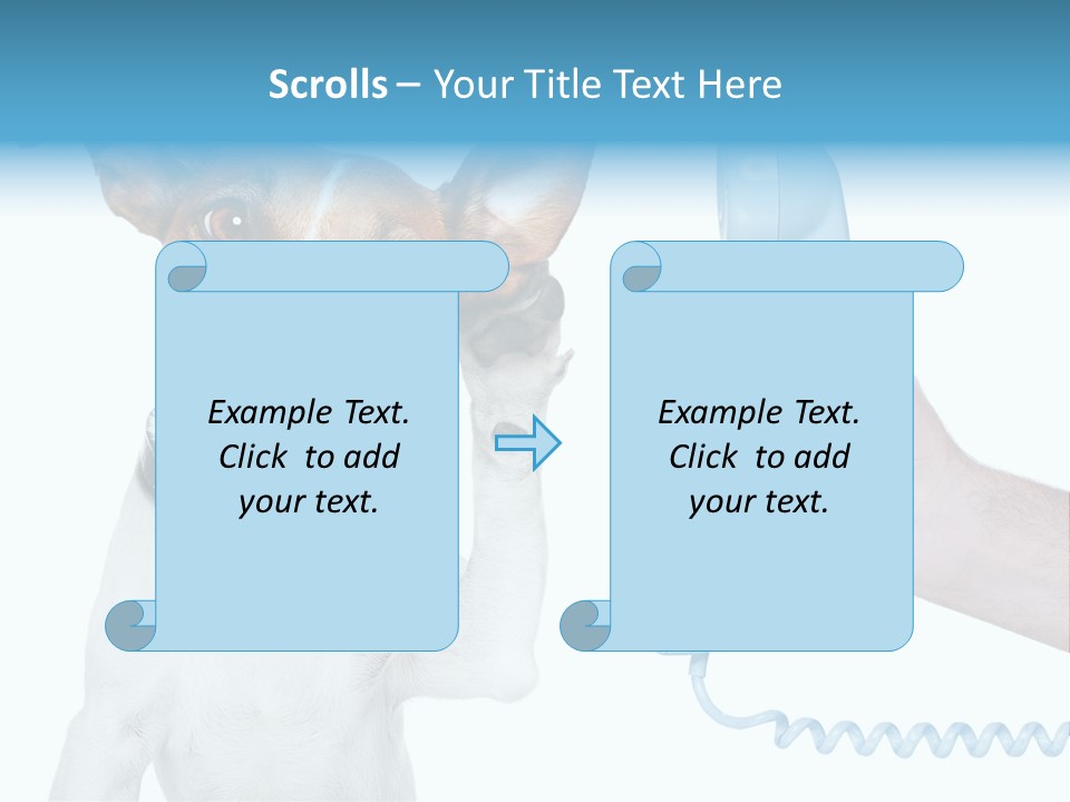 Voice Russell White PowerPoint Template