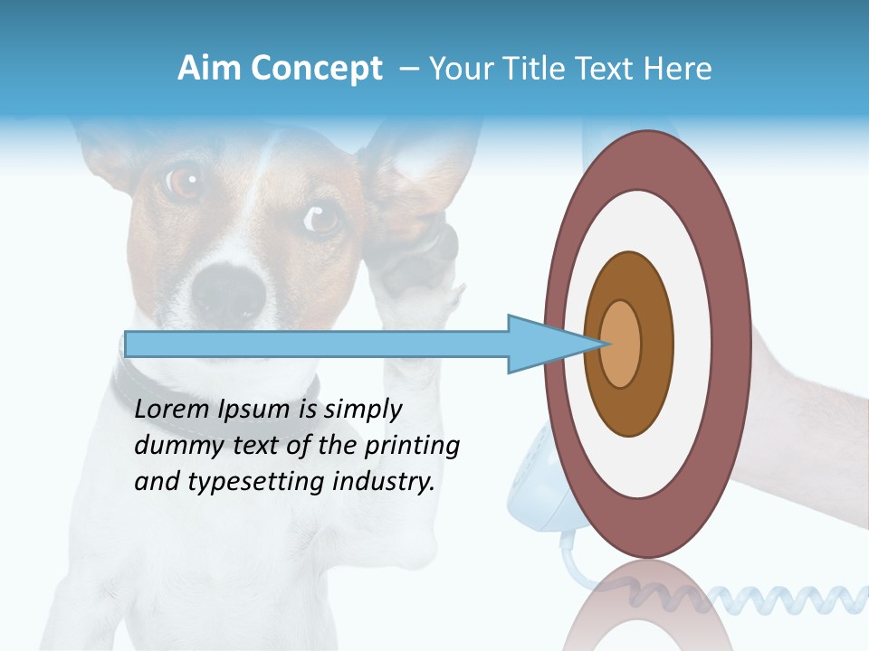 Voice Russell White PowerPoint Template