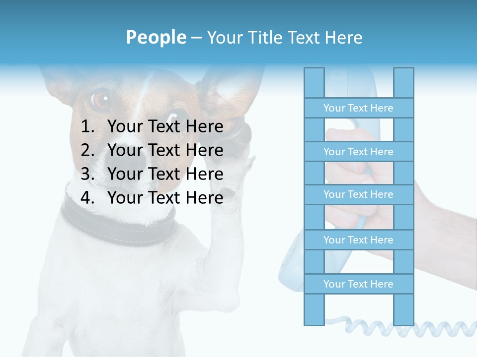 Voice Russell White PowerPoint Template
