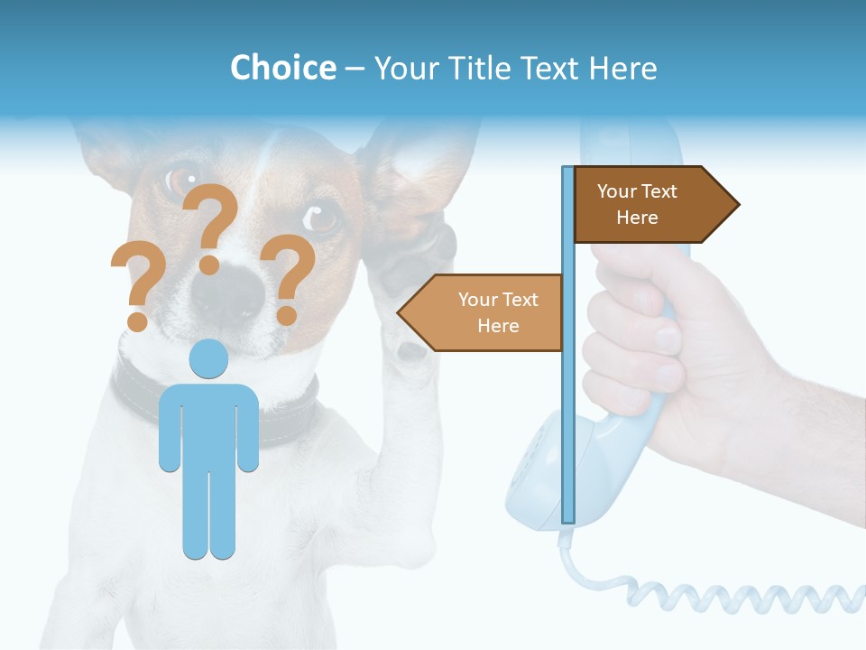 Voice Russell White PowerPoint Template