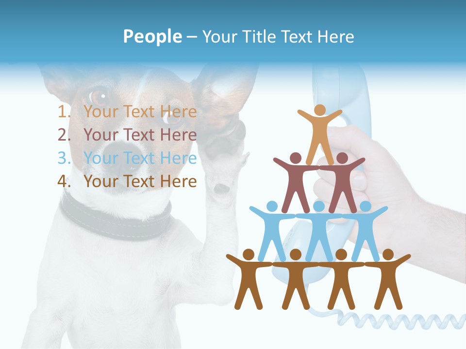 Voice Russell White PowerPoint Template