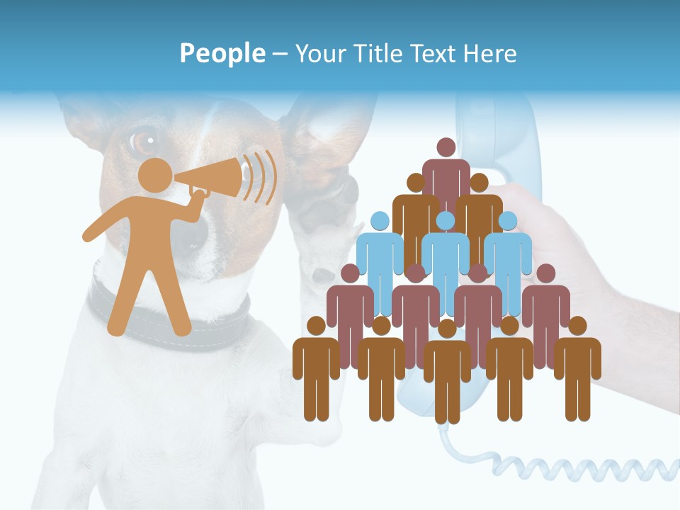 Voice Russell White PowerPoint Template