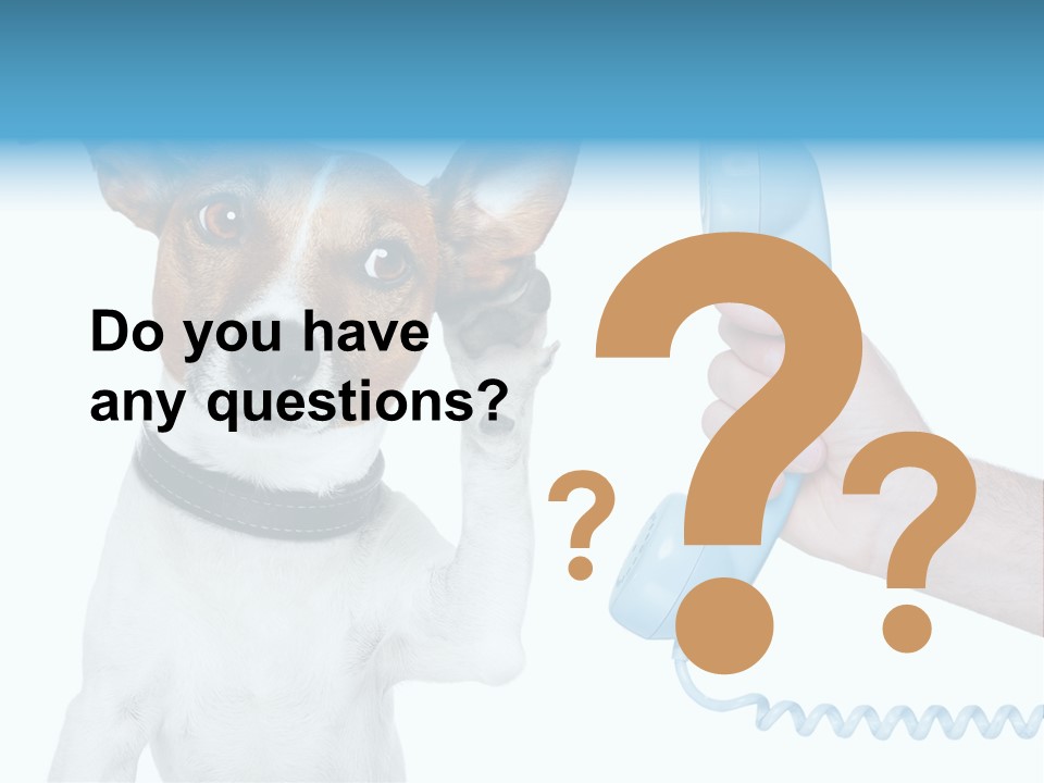 Voice Russell White PowerPoint Template