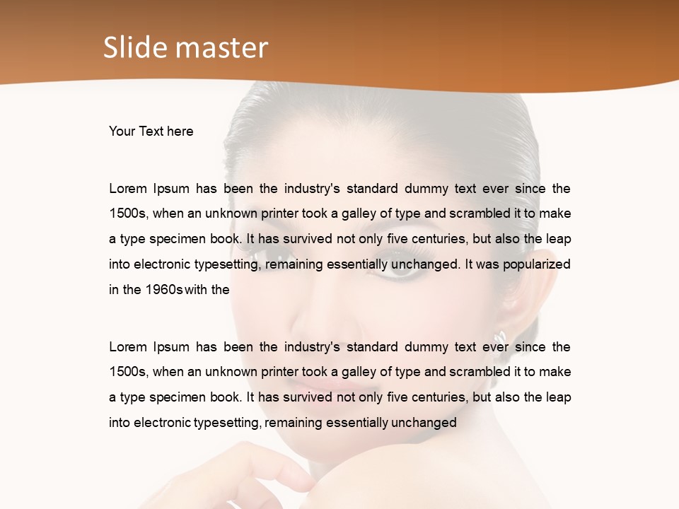 Eyes Teeth Person PowerPoint Template